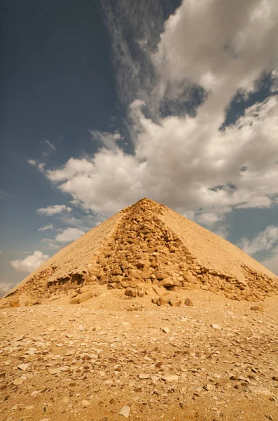 Magnifiques Pyramides Égyptiennes Antiquités Égyptiennes — Photo