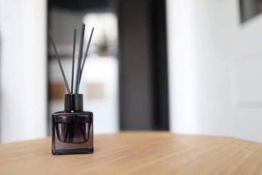 Reed temizleyici hafif Oda, closeup tablo