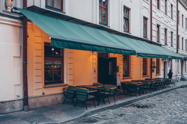 Cozy cafe in the city of Lviv