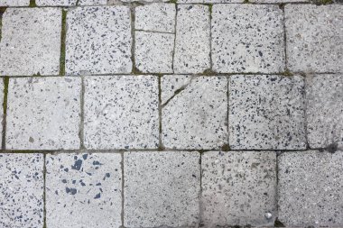 Texture and Seamless background of grey granite stone tile floor