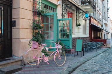 Cozy cafe in the city of Lviv