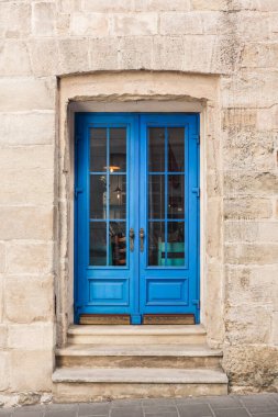 Beautiful vintage doors in urban architecture