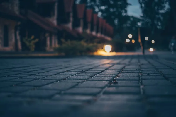 Road Close Bokeh Background — Stock Photo, Image