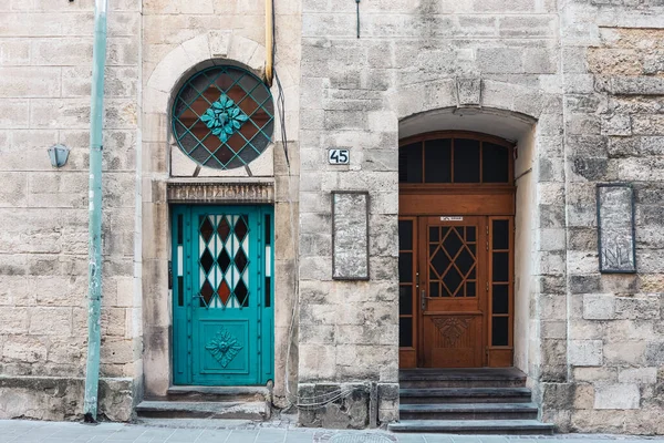 Beautiful Vintage Doors Urban Architecture — 图库照片