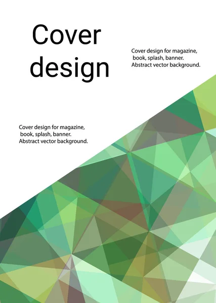 Design Capa Fundo Abstrato Incomum Para Revista Livro Respingo Banner —  Vetores de Stock