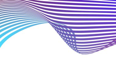 Kapak tasarımı Tasarım şablonu. Moda afişi ve poster oluşturmak için soyut gradyan dalga çizgilerine sahip yaratıcı arkaplanlar