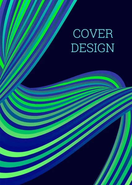 Design Couverture Modèle Conception Arrière Plans Créatifs Avec Des Lignes — Image vectorielle