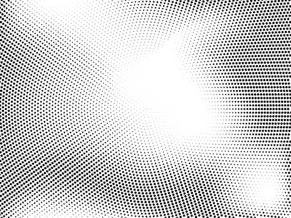 Halftone Monochrome Textuur Met Stippen Minimalisme Vector Zwart Wit Kleuren — Stockvector