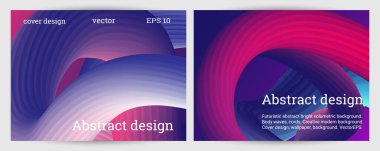 Ses şiddeti çok renkli yardım dalgaları, eğimli bir arkaplana doğru kıvrılır. Tüp yapıştırıcısı. İki kapak. Kapak tasarımı, duvar kağıdı, arkaplan, afiş, broşür.