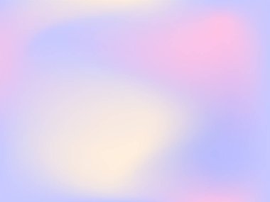 Bulanık eğimli arkaplan. Yaratıcı modern kavram, vektör çizimi. Kapak için holografik spektrum.