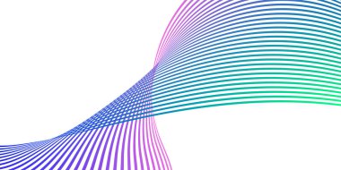 Kapak tasarımı Tasarım şablonu. Moda afişi ve poster oluşturmak için soyut gradyan dalga çizgilerine sahip yaratıcı arkaplanlar