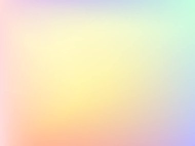 Bulanık eğimli arkaplan. Yaratıcı modern kavram, vektör çizimi. Kapak için holografik spektrum.