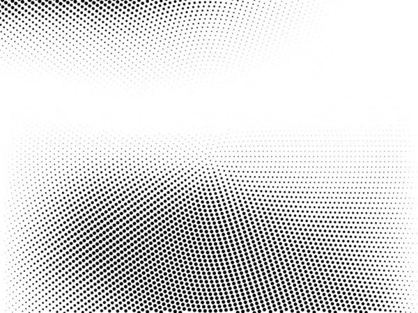 Halftone Monochrome Textuur Met Stippen Minimalisme Vector Zwart Wit Kleuren — Stockvector