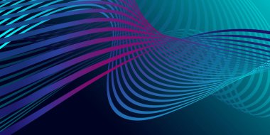 Kapak tasarımı Tasarım şablonu. Moda afişi ve poster oluşturmak için soyut gradyan dalga çizgilerine sahip yaratıcı arkaplanlar