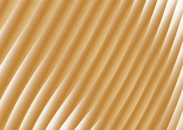 Yellow Folds Stripes Paper Fabric Metallic Gold Sheen Background Wallpaper — Stock Vector