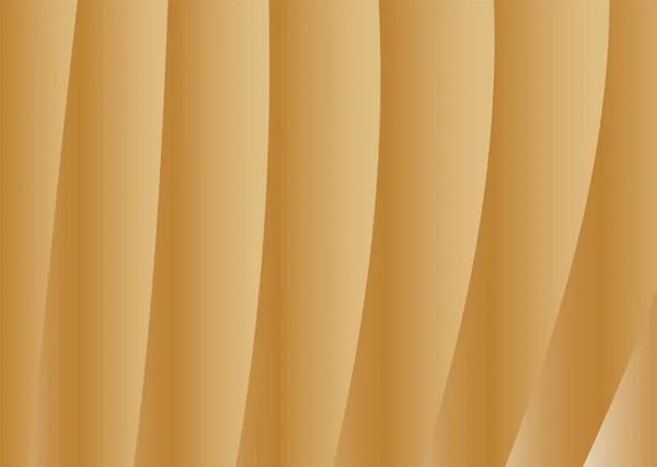 Желтые Складки Полоски Бумаги Ткани Металлическим Блеском Золота Фон Обои — стоковый вектор