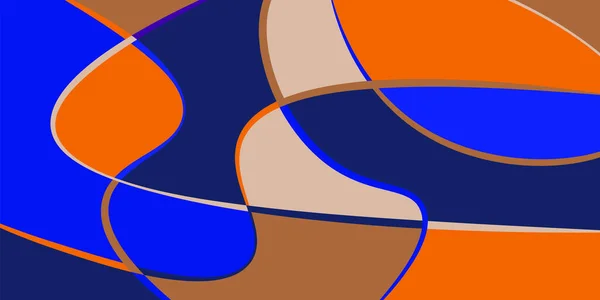 Абстрактна Неврографія Хвилясті Смуги Яскраві Полігони Нейрографічний Дизайн Абстрактний Яскравий — стоковий вектор