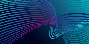 Kapak tasarımı Tasarım şablonu. Moda afişi ve poster oluşturmak için soyut gradyan dalga çizgilerine sahip yaratıcı arkaplanlar