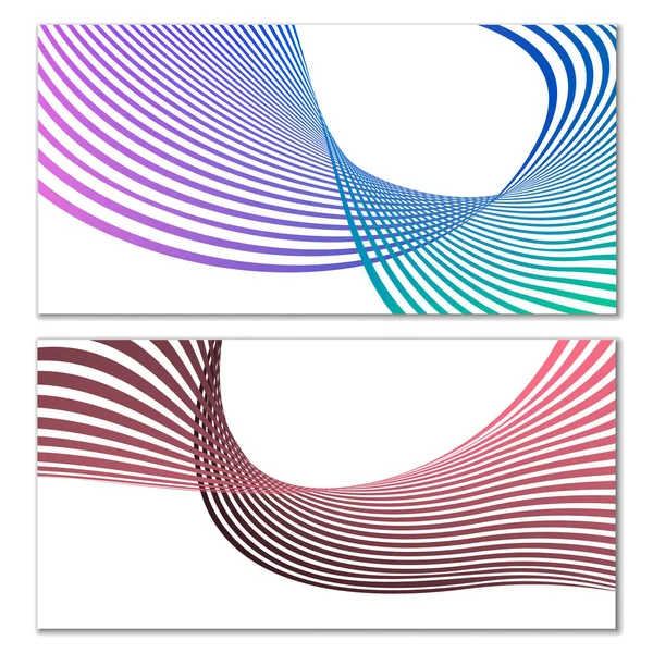 Cover Design Set Design Templates Creative Backgrounds Abstract Gradient Wave — Stock Vector