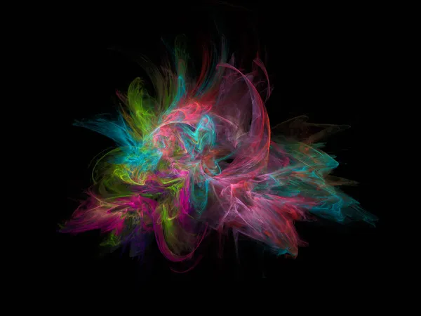Сюрреалистический Футуристический Цифровой Дизайн Искусства Абстрактные Фоновые Фрактальные Иллюстрации Медитации Стоковая Картинка