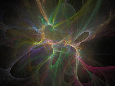sürreal gelecekçi dijital 3D tasarım sanat soyut arkaplan fraktal resimleme meditasyon ve dekorasyon duvar kağıdı için