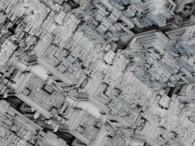 sürreal gelecekçi dijital 3D tasarım sanat soyut arkaplan fraktal resimleme meditasyon ve dekorasyon duvar kağıdı için