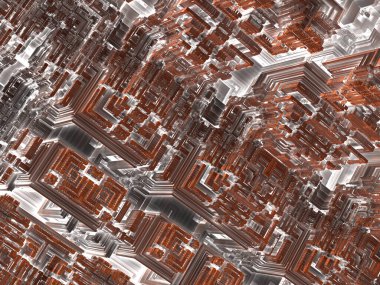 sürreal gelecekçi dijital 3D tasarım sanat soyut arkaplan fraktal resimleme meditasyon ve dekorasyon duvar kağıdı için