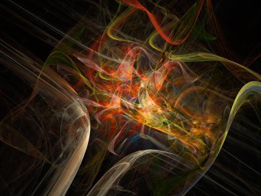 sürreal gelecekçi dijital 3D tasarım sanat soyut arkaplan fraktal resimleme meditasyon ve dekorasyon duvar kağıdı için