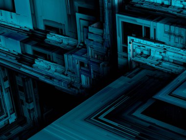 sürreal gelecekçi dijital 3D tasarım sanat soyut arkaplan fraktal resimleme meditasyon ve dekorasyon duvar kağıdı için