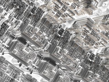 sürreal gelecekçi dijital 3D tasarım sanat soyut arkaplan fraktal resimleme meditasyon ve dekorasyon duvar kağıdı için