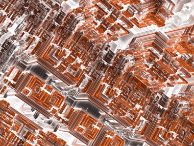 sürreal gelecekçi dijital 3D tasarım sanat soyut arkaplan fraktal resimleme meditasyon ve dekorasyon duvar kağıdı için