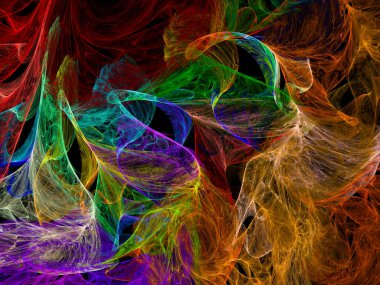 sürreal gelecekçi dijital 3D tasarım sanat soyut arkaplan fraktal resimleme meditasyon ve dekorasyon duvar kağıdı için