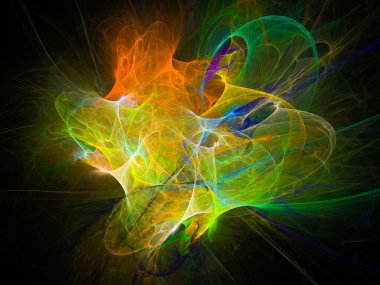 sürreal gelecekçi dijital 3D tasarım sanat soyut arkaplan fraktal resimleme meditasyon ve dekorasyon duvar kağıdı için