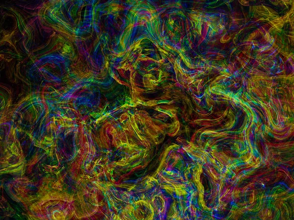 Ilustración Abstracta Fondo Moderno Gráfico Llama Fractal Futurista Hipster Cartel — Foto de Stock