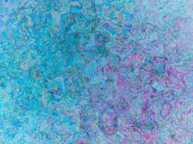 Soyut arkaplan çizimi, modern hipster fraktal alev grafiği. Renkli sürreal poster, afiş