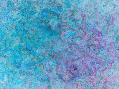 Soyut arkaplan çizimi, modern hipster fraktal alev grafiği. Renkli sürreal poster, afiş