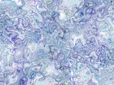 Soyut arkaplan çizimi, modern hipster fraktal alev grafiği. Renkli sürreal poster, afiş