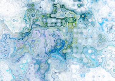 Soyut arkaplan çizimi, modern hipster fraktal alev grafiği. Renkli sürreal poster, afiş