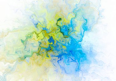 Soyut arkaplan çizimi, modern hipster fraktal alev grafiği. Renkli sürreal poster, afiş