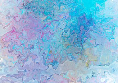 Soyut arkaplan çizimi, modern hipster fraktal alev grafiği. Renkli sürreal poster, afiş