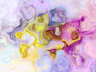 Soyut arkaplan çizimi, modern hipster fraktal alev grafiği. Renkli sürreal poster, afiş