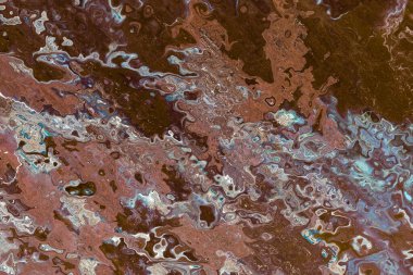 Soyut arkaplan çizimi, modern hipster fraktal alev grafiği. Renkli sürreal poster, afiş