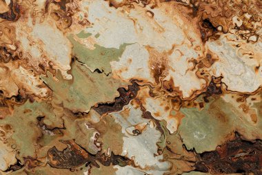 Soyut arkaplan çizimi, modern hipster fraktal alev grafiği. Renkli sürreal poster, afiş