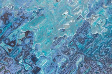 Soyut arkaplan çizimi, modern hipster fraktal alev grafiği. Renkli sürreal poster, afiş