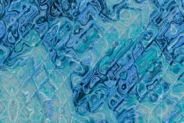 Soyut arkaplan çizimi, modern hipster fraktal alev grafiği. Renkli sürreal poster, afiş