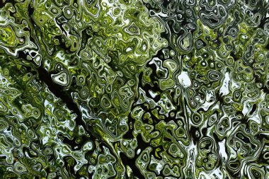 Soyut arkaplan çizimi, modern hipster fraktal alev grafiği. Renkli sürreal poster, afiş