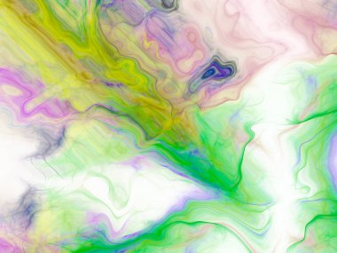 Soyut arkaplan çizimi, modern hipster fütüristik fraktal alev grafiği, renkli sürreal poster, afiş