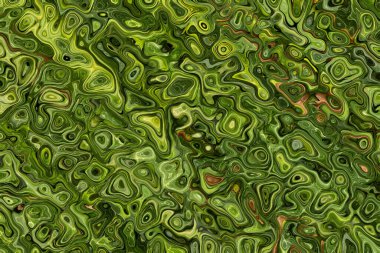 Soyut arkaplan çizimi, modern hipster fraktal alev grafiği. Renkli sürreal poster, afiş