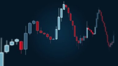Borsa ticaret şeması, kripto para platformunda bir şamdan. Borsa fiyat mumları veri analizi kavramını grafiğe döker