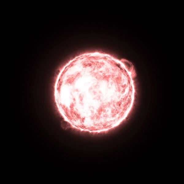 Red Dwarf Space Star Red Imagem Anã Para Artigos Web — Fotografia de Stock